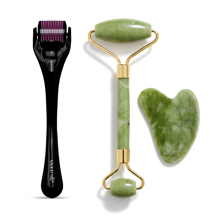 Derma Roller, Jade Roller & Gua Sha