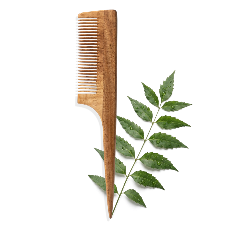 Neem Wood Tail Comb